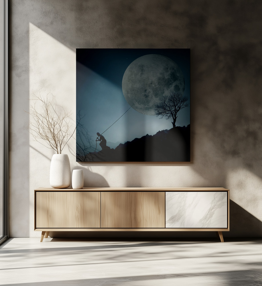 Canvas print - The Dreamer over dining table