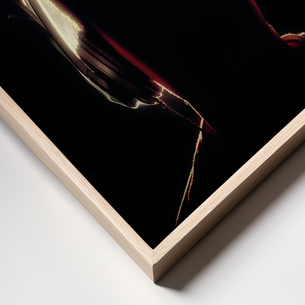 Canvas print - At maximum volume frame close up