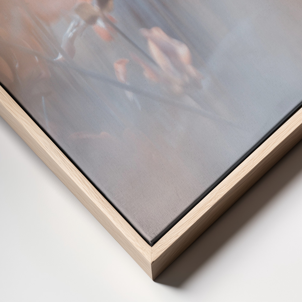 Canvas print - Dakinis are watching over us frame close up