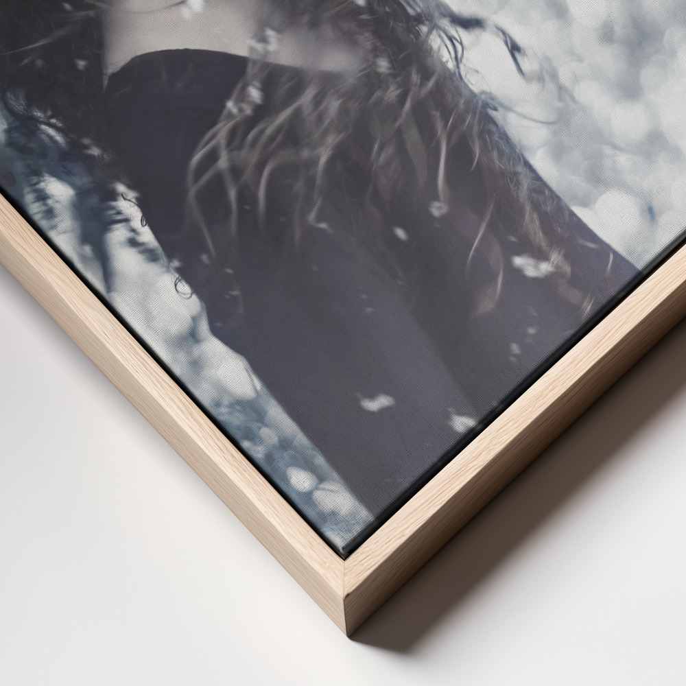 Obraz na płótnie - Free spirit ramka z bliska - naturalna ramka