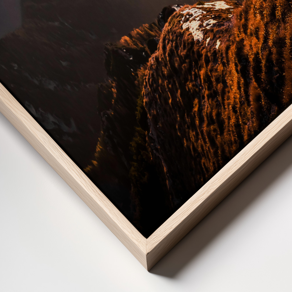 Canvas schilderi - Just ride ... frame close up - natuurlijk frame