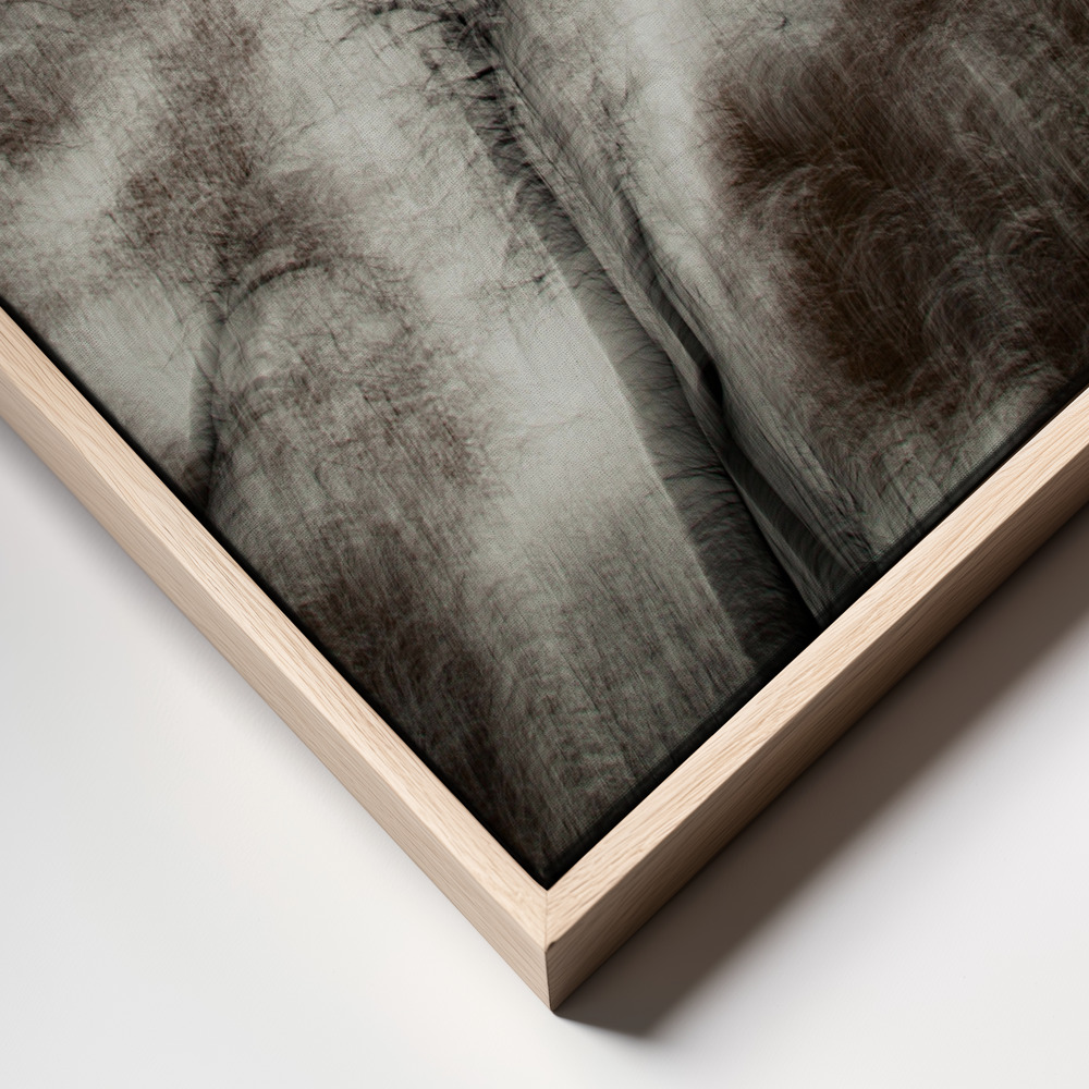 Canvas print - The First Autumn Storm frame close up