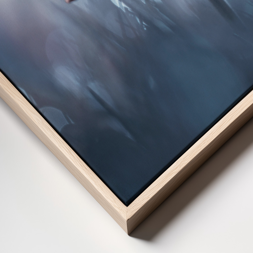 Canvas schilderi - Mellow Mood frame close up - natuurlijk frame