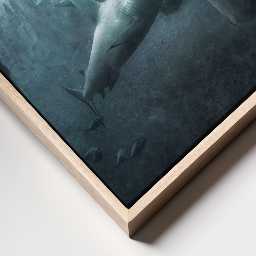 Canvas print - The Sea Shepherd frame close up