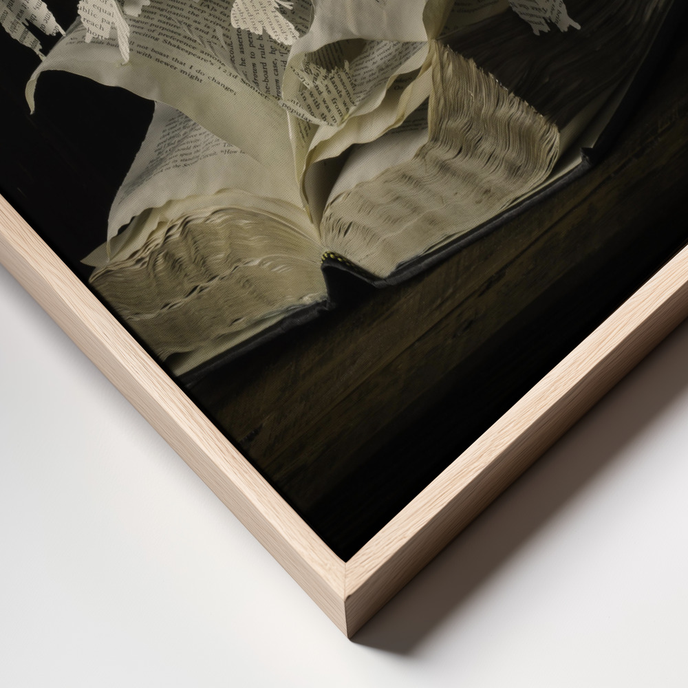 Canvas print - Lepidopterology frame close up