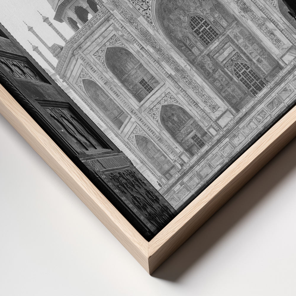 Canvas print - Early in the morning frame close up