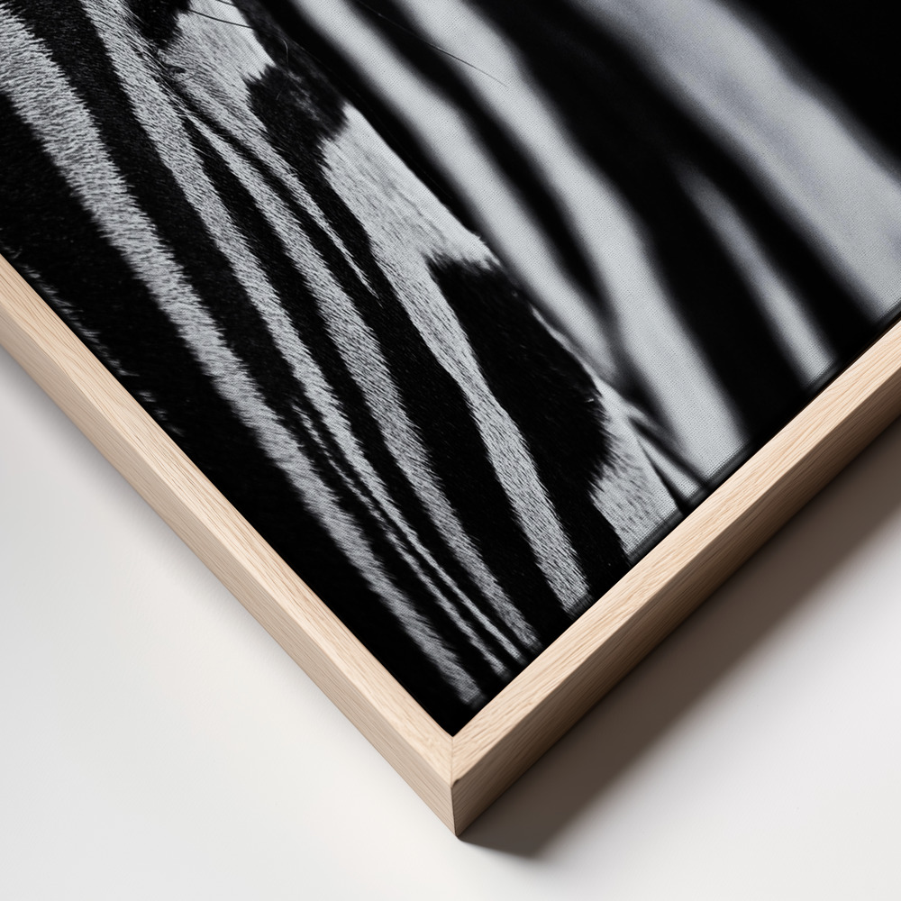 Canvas print - The look of nature frame close up