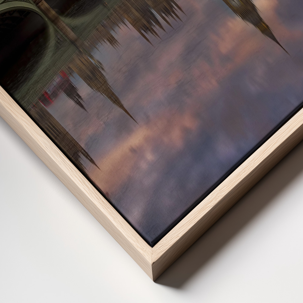 Canvas print - A Sunset To Remember .. frame close up