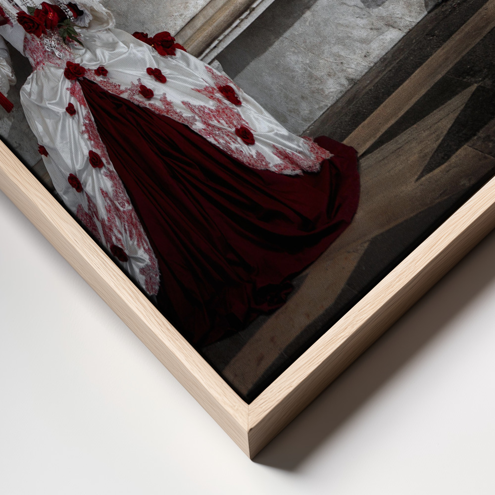Canvas print - A Touch of Romance frame close up