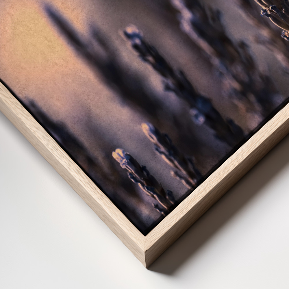 Canvas print - Juste effleurée frame close up