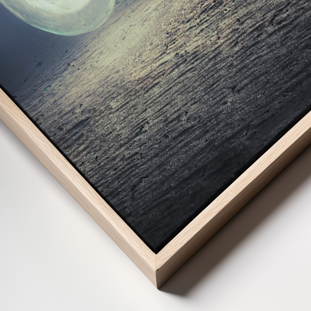 Canvas print - Moon Lamp frame close up