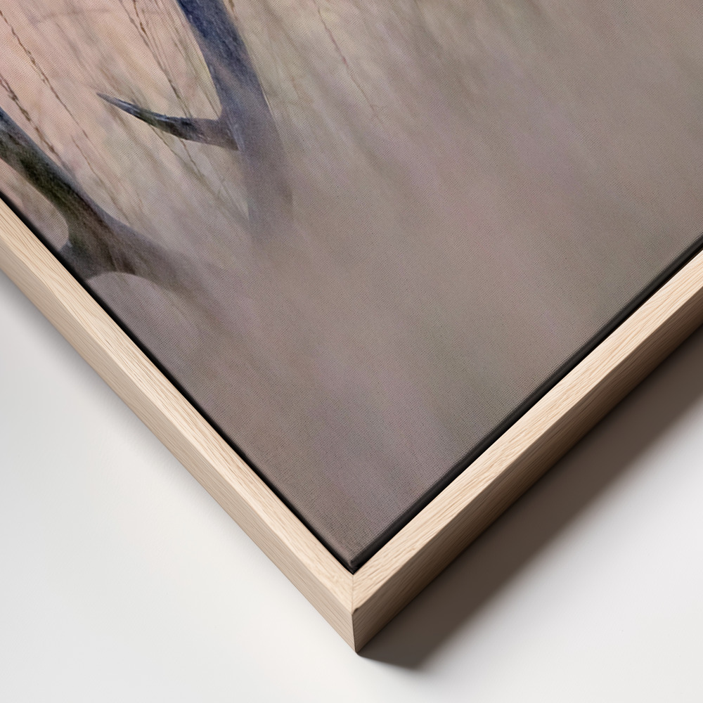 Stampe su tela -   Hide & Seek  ( Horn of Stag) frame close up