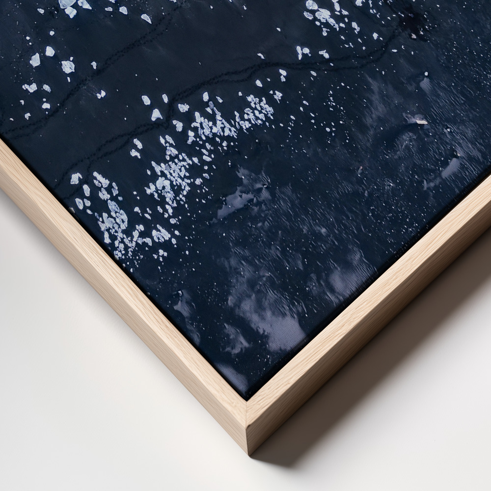 Canvas print - Jokulsarlon frame close up