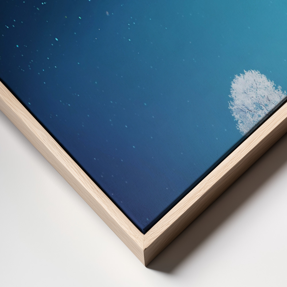 Canvas print - Apple frame close up
