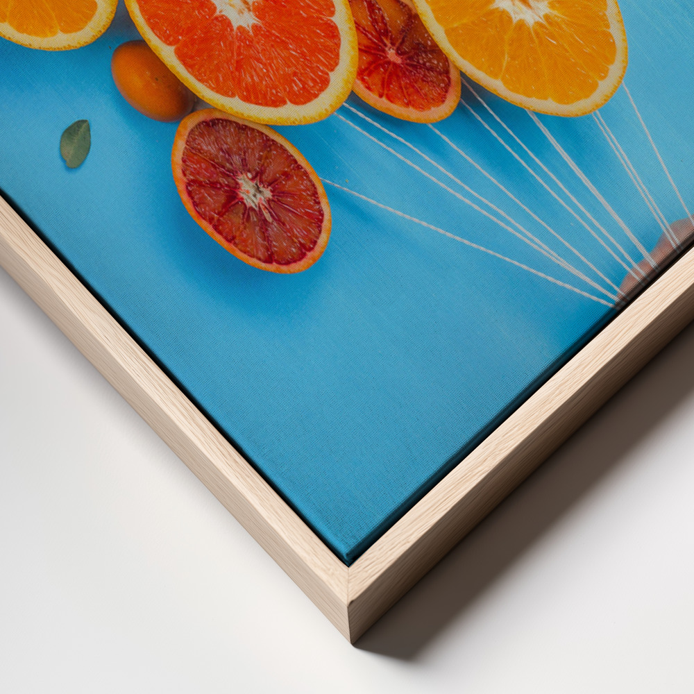 Canvas print - Congratulations on summer! frame close up