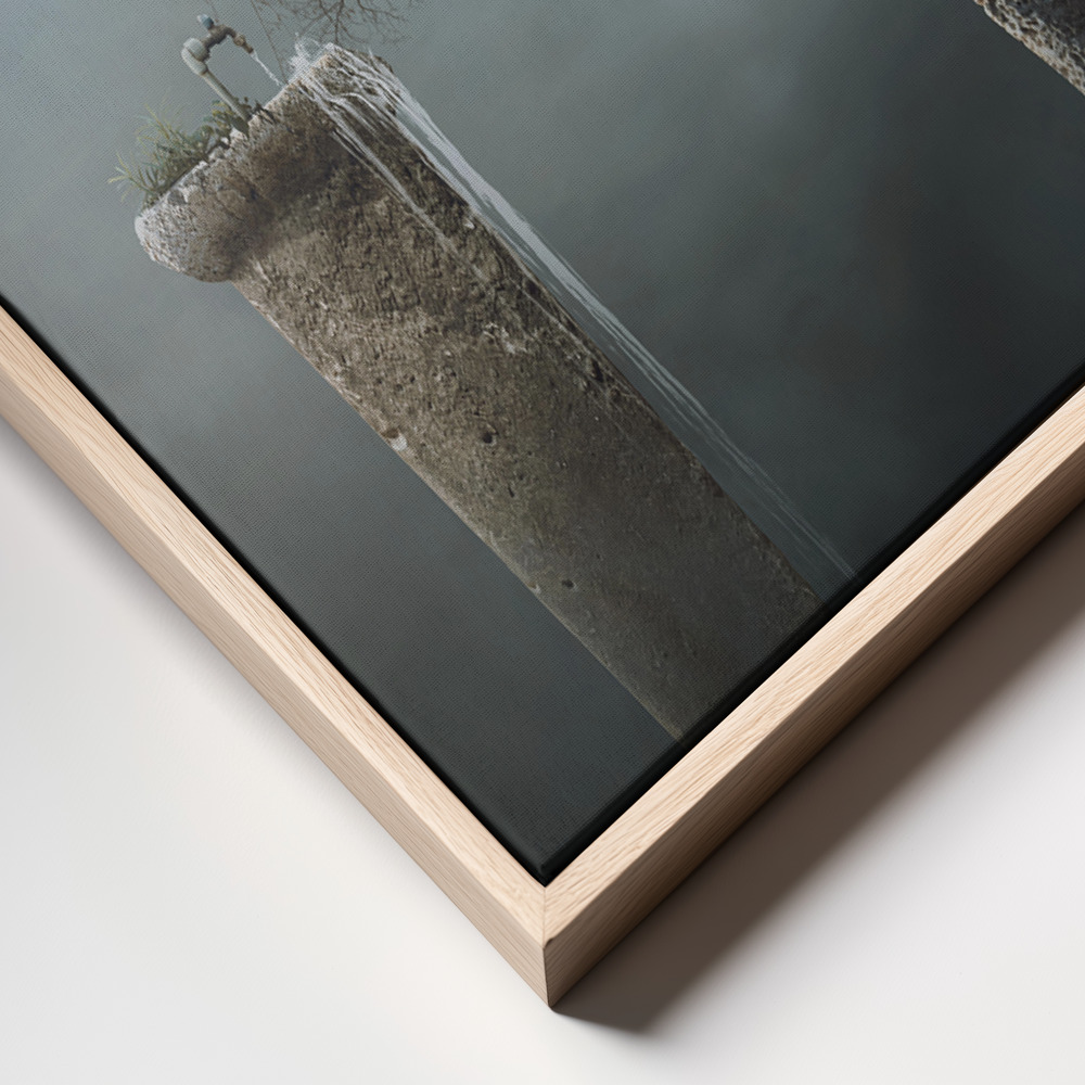 Canvas print - Drink Water frame close up