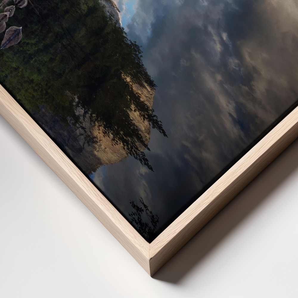 Canvas print - Time frame close up
