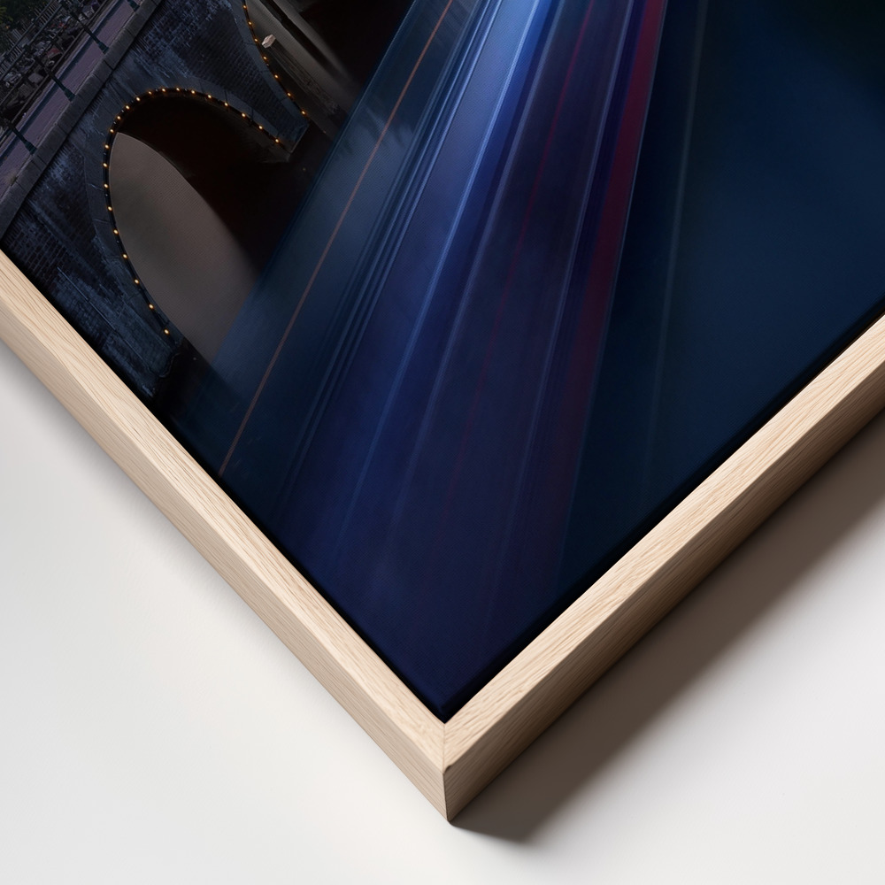 Canvas print - Amsterdam Sunset frame close up