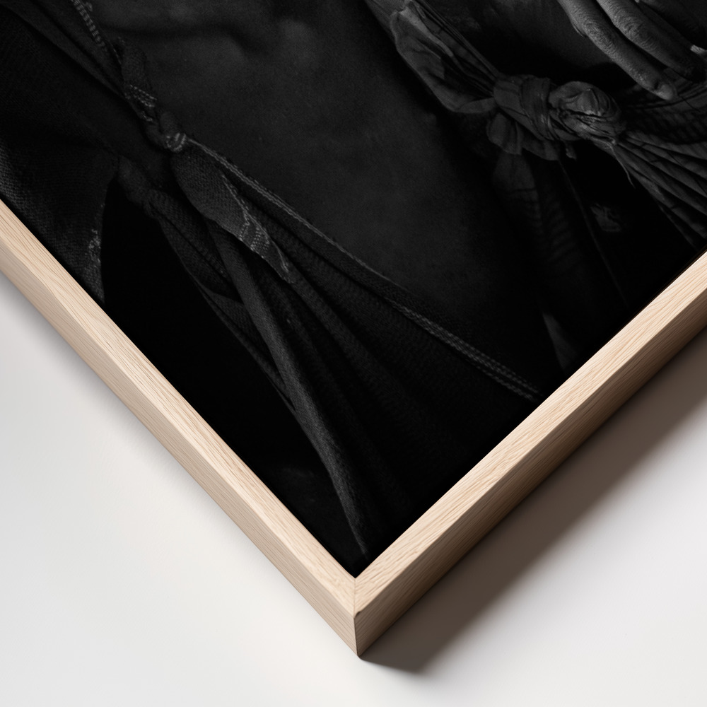 Canvas print - Friends frame close up - natural frame