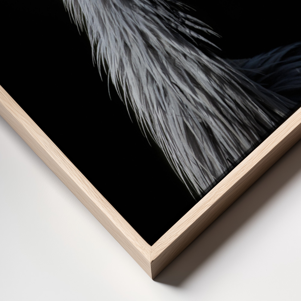 Canvas print - The Queen frame close up