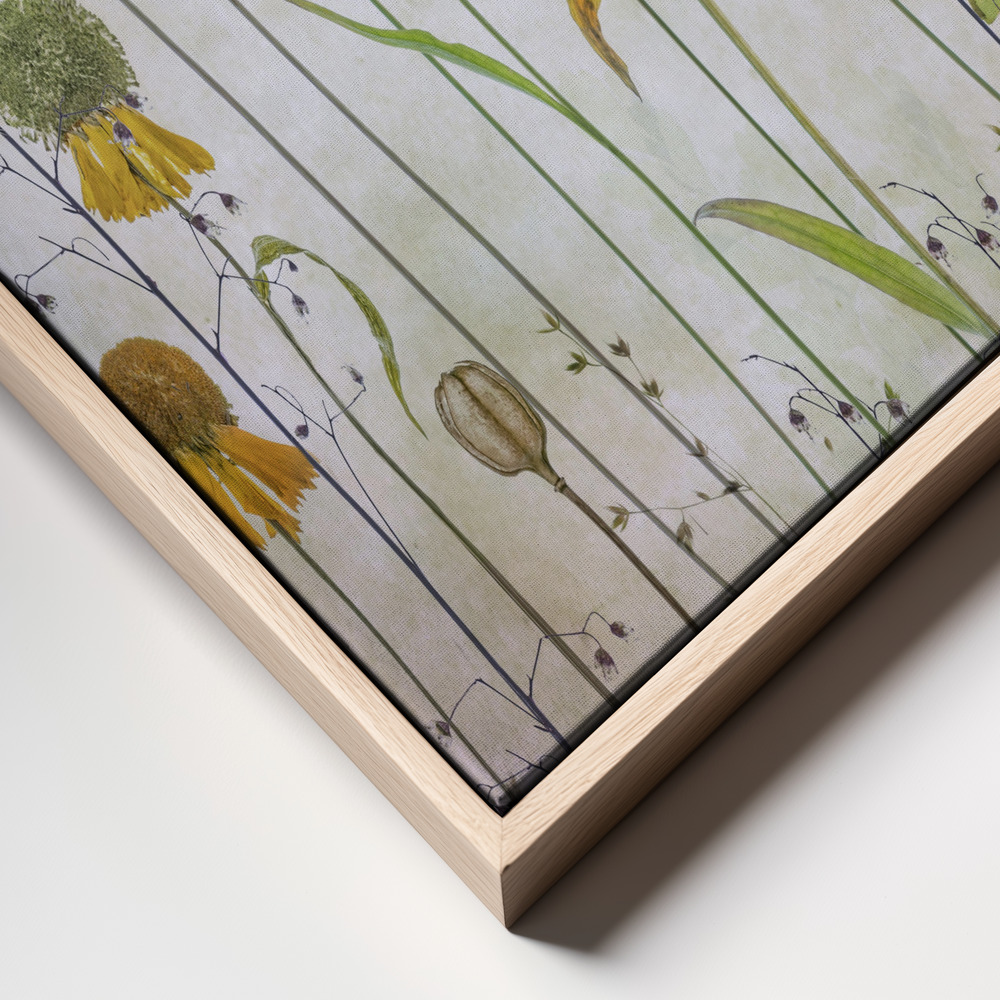 Toile - Helenium cadre en gros plan - cadre naturel