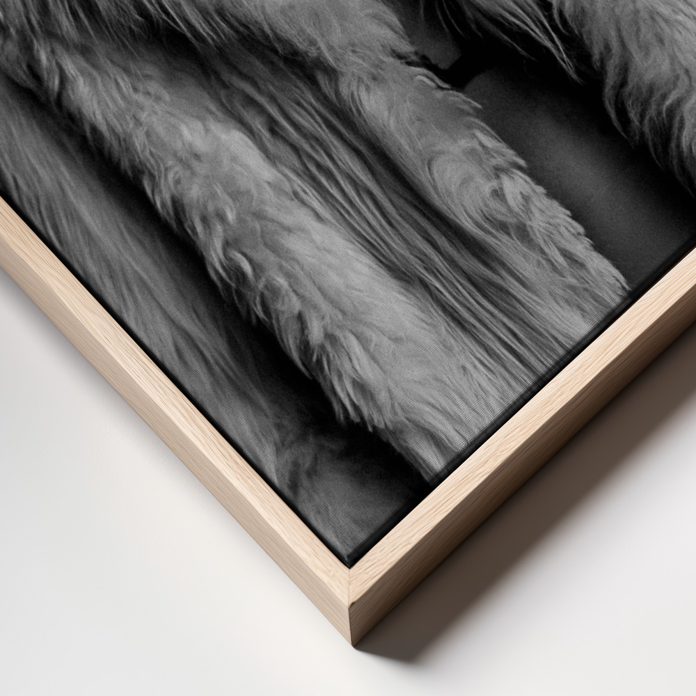 Canvas schilderi - Romi frame close up - natuurlijk frame