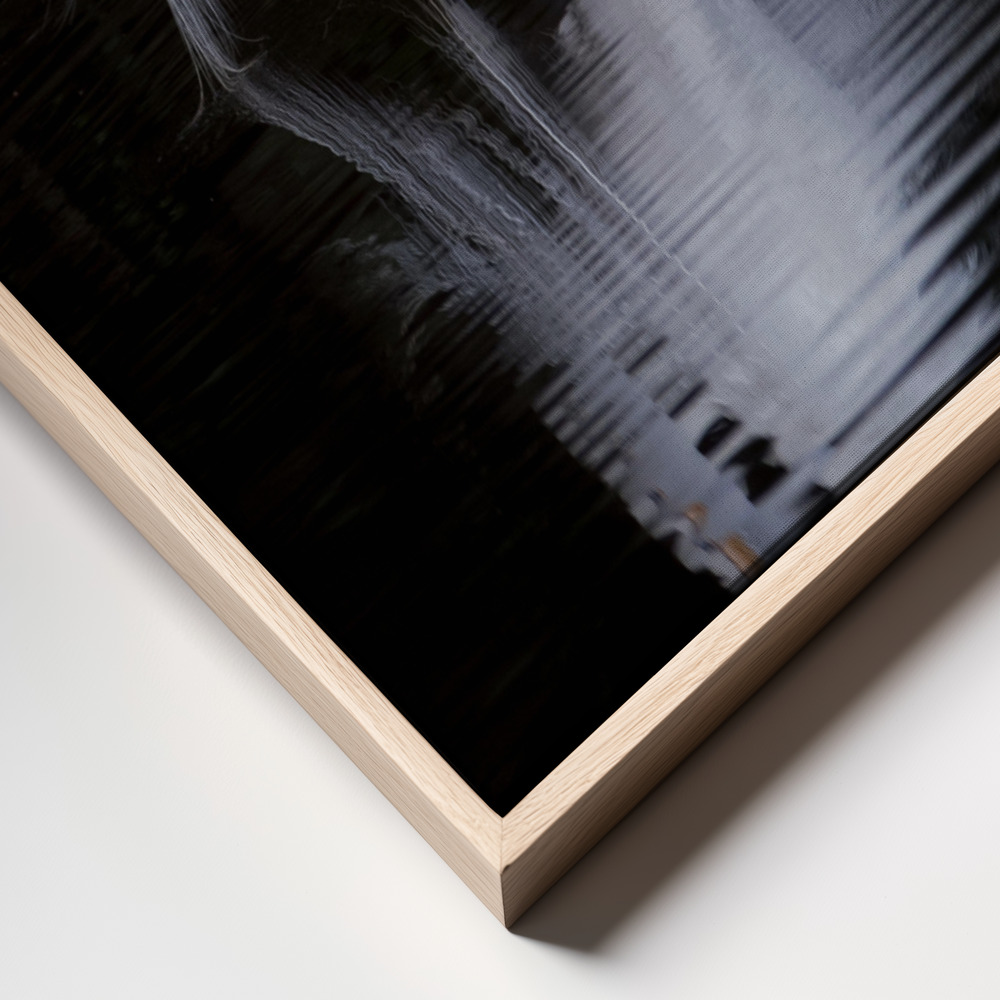 Canvas print - Watching frame close up