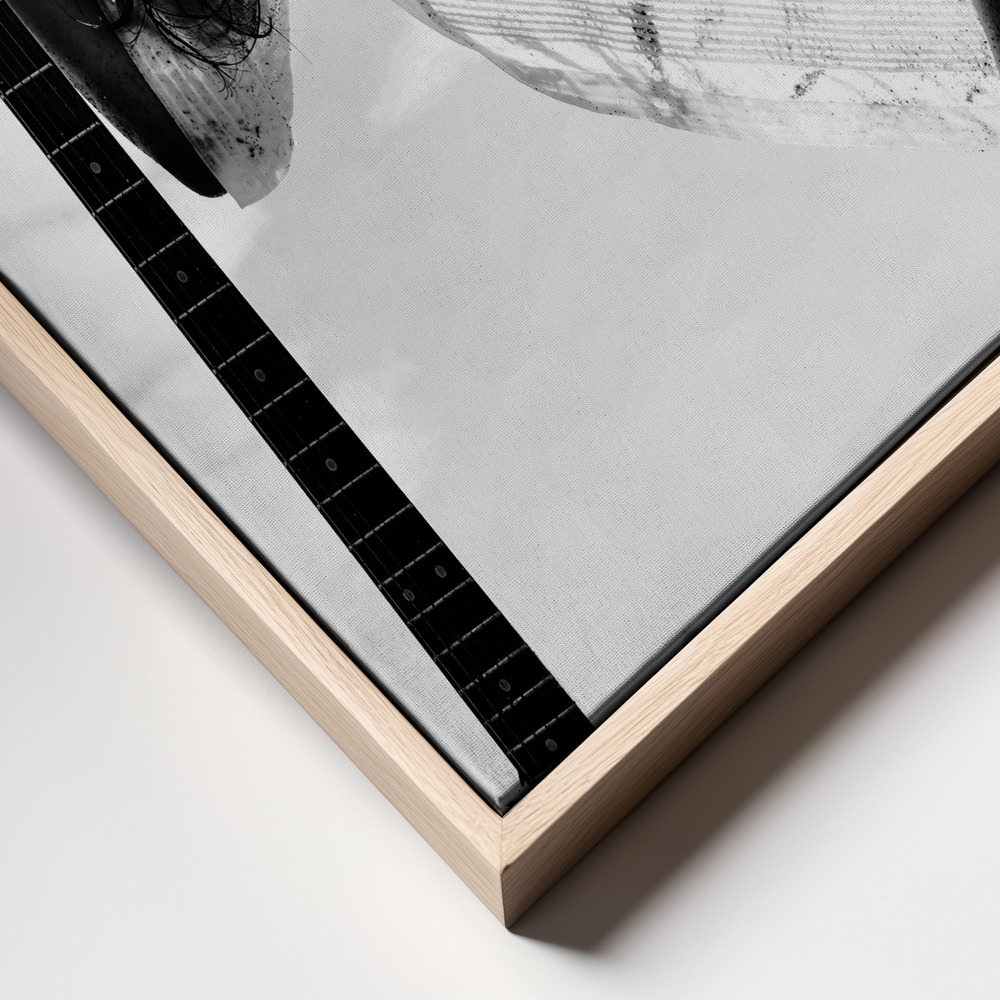 Canvas print - Under the summer frame close up