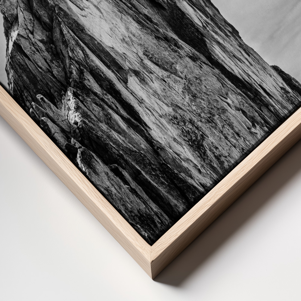 Canvas print - Balancing between Earth and Sky frame close up