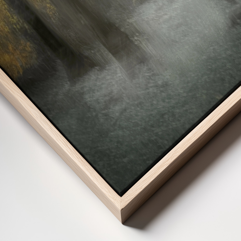 Canvas print - Dancing Trees frame close up