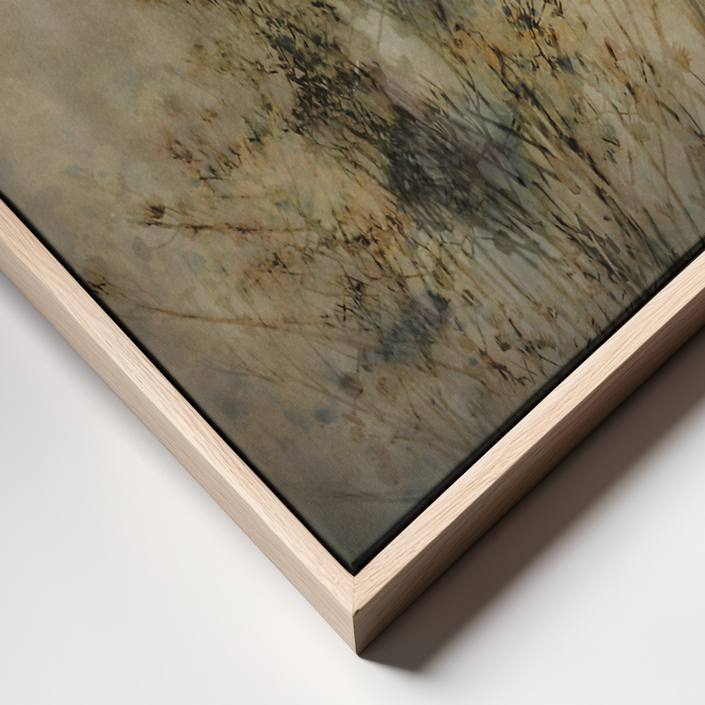 Canvas schilderi - Seed boxes frame close up