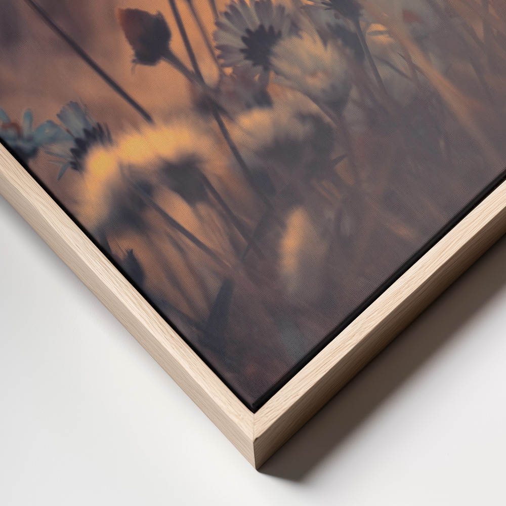 Canvas print - When he saw her frame close up