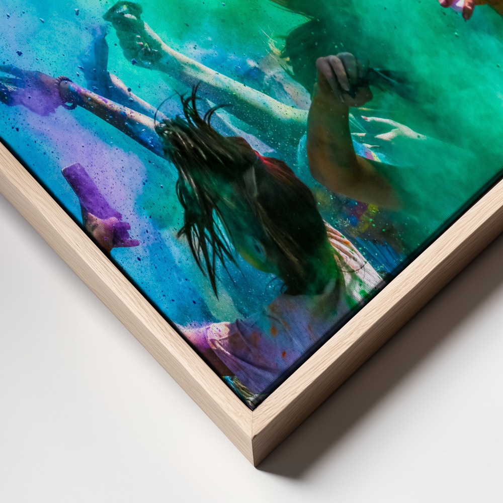 Canvas print - Color Run frame close up