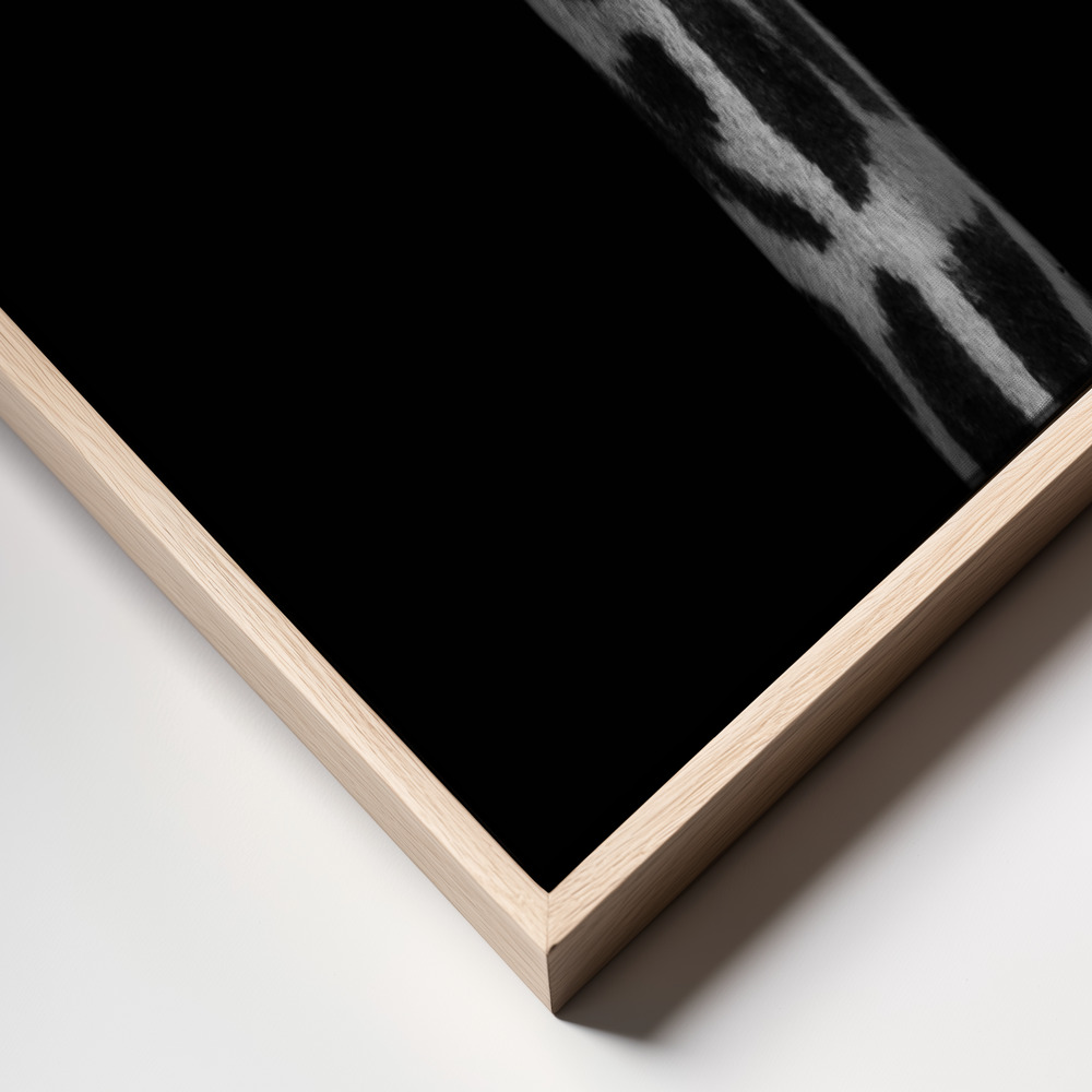Canvas print - Giraffe Portrait frame close up