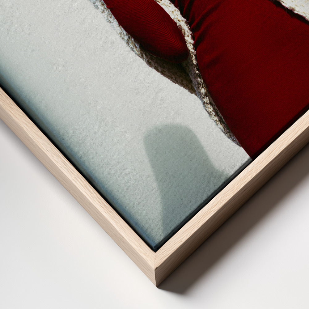 Canvas print - Elegance is when the inside is as beautiful as outside frame close up