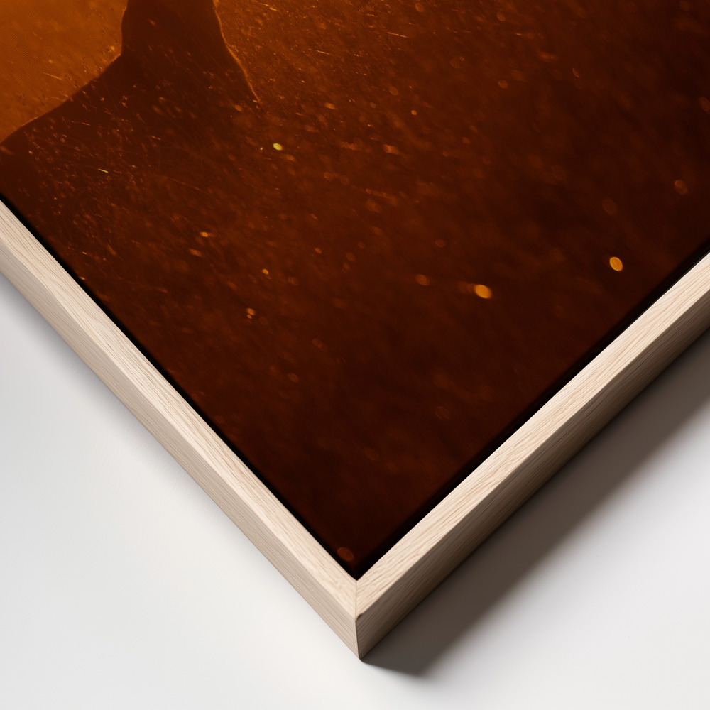 Canvas print - Puff frame close up
