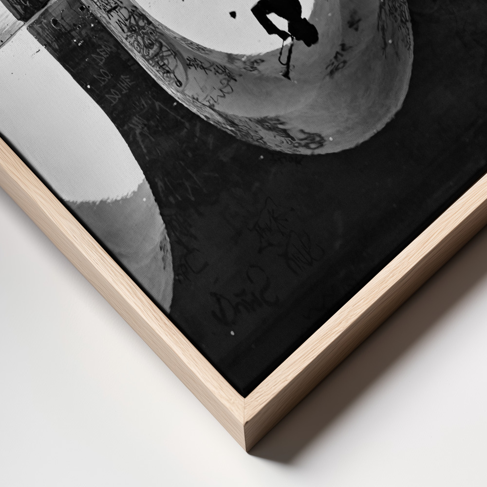 Canvas print - The human voice is the organ of the soul frame close up
