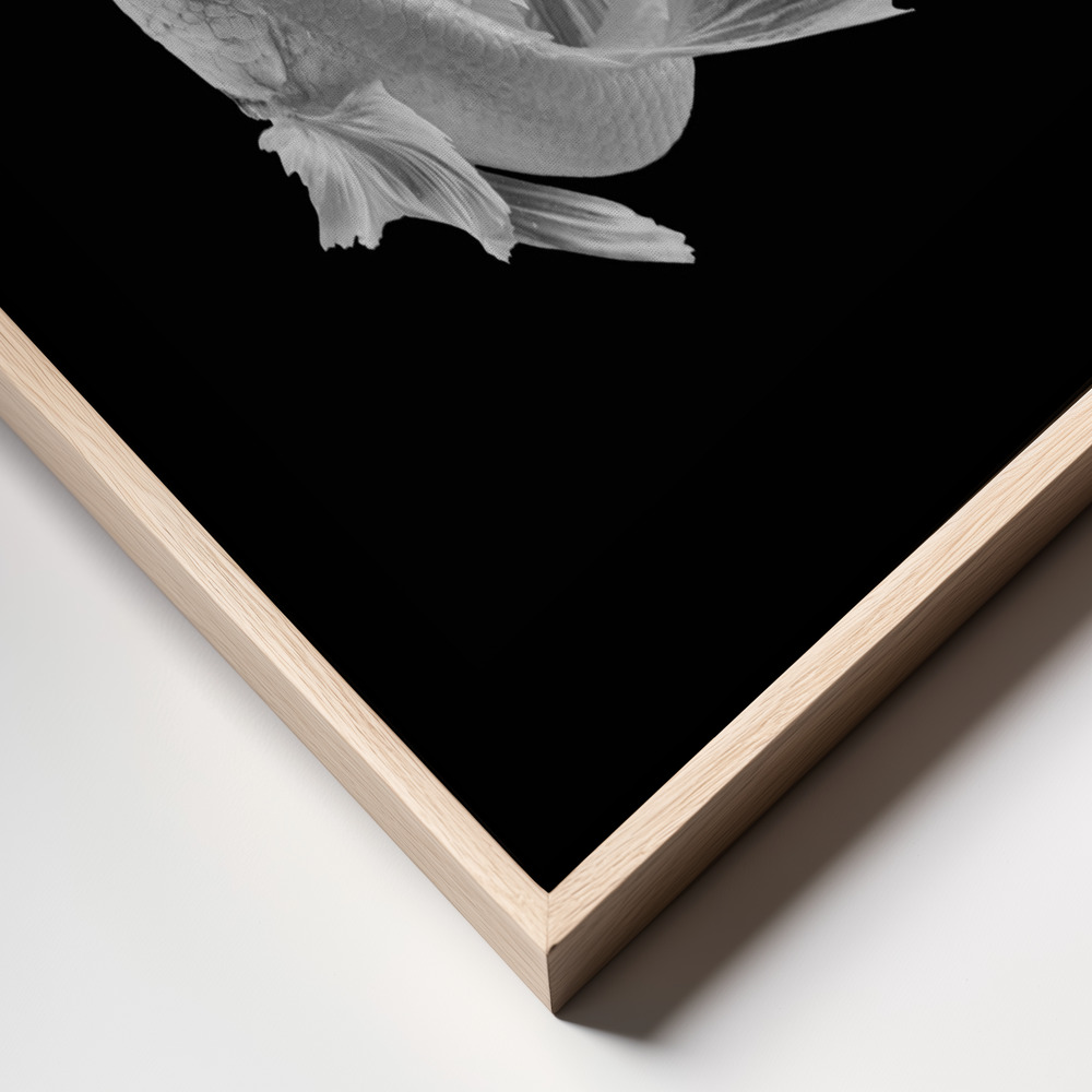 Stampe su tela - White Love frame close up