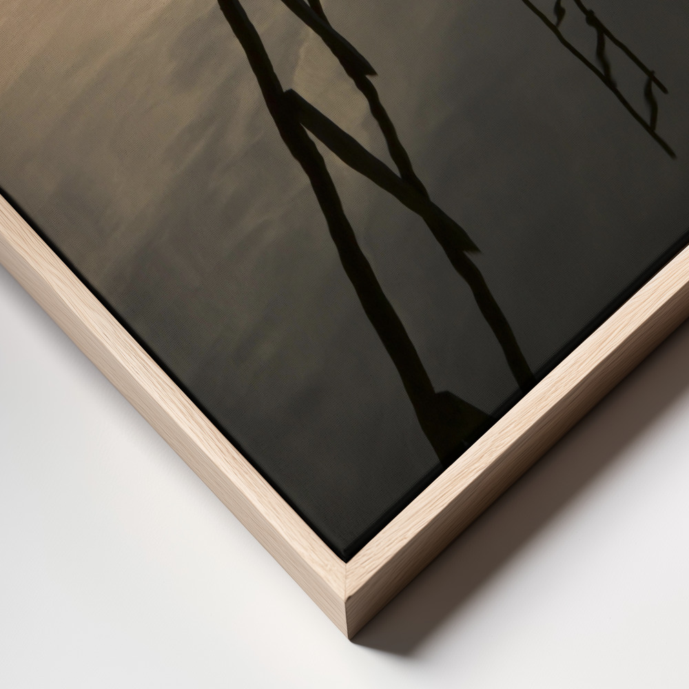 Canvas print - Ascending Reflections frame close up