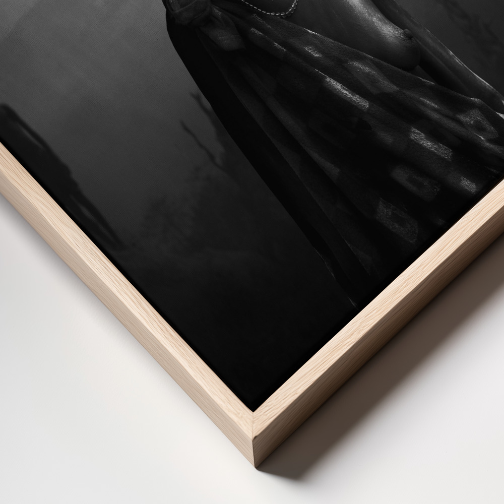 Canvas print - Woman Mursi frame close up