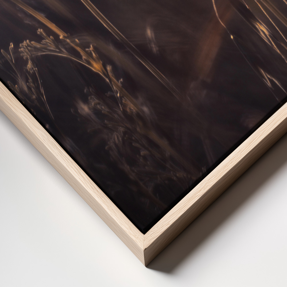 Canvas print - From The Enchanted Secret Garden frame close up