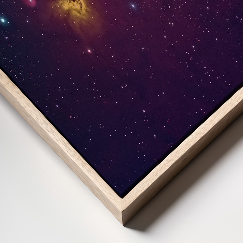Canvas print - Horse head the dark Nebula frame close up