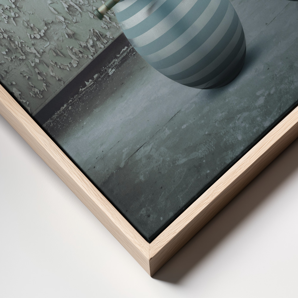 Canvas print - We can meet us  eye-to-eye frame close up