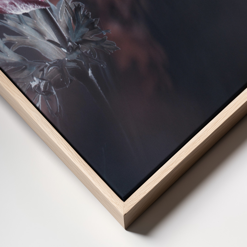 Canvas print - AnEmone frame close up