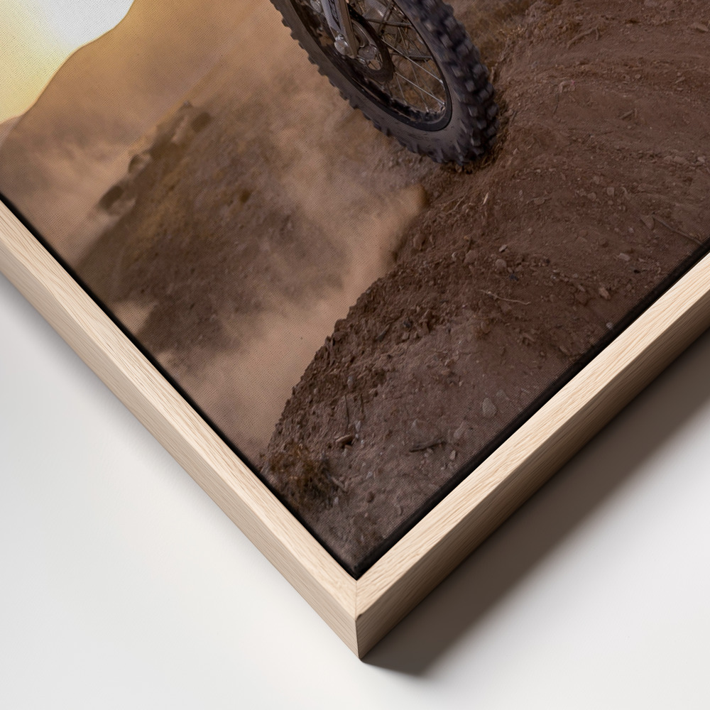 Canvas print - They Say Jump, I say I'm Mario frame close up
