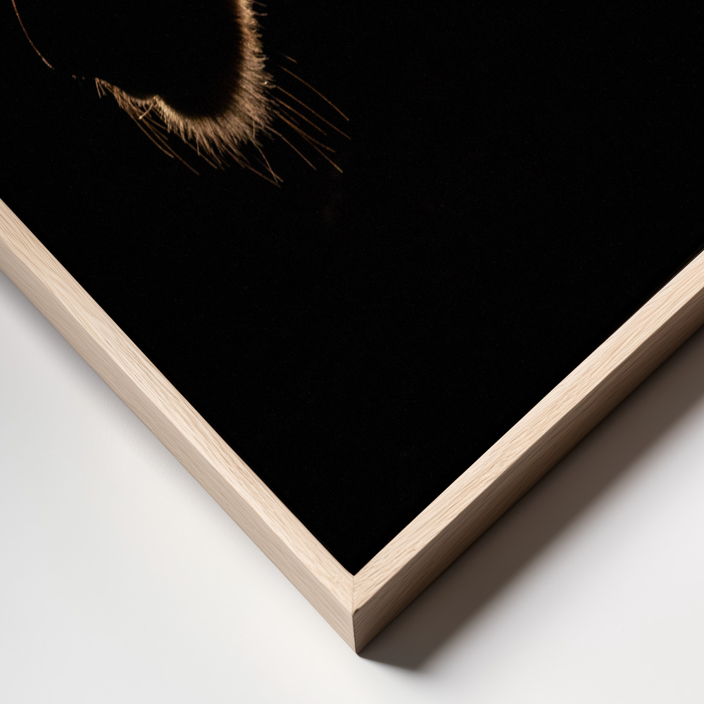 Canvas print - Silhouette of the Savanna frame close up
