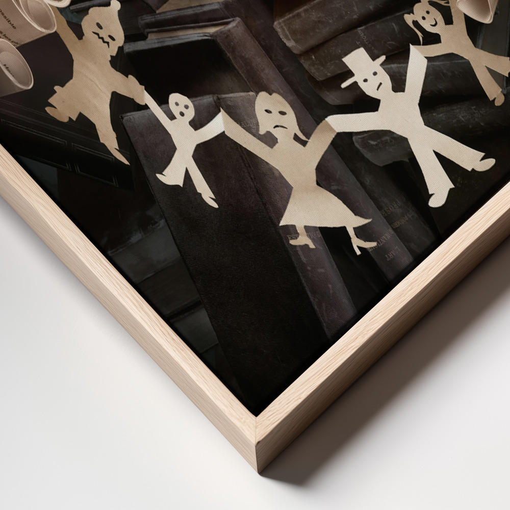 Canvas schilderi - Family Stories frame close up - natuurlijk frame