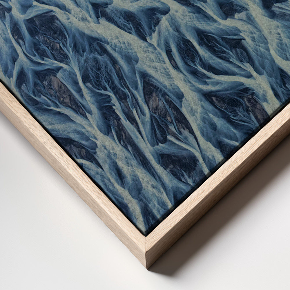 Canvas print - #1 Veins of the Earth frame close up