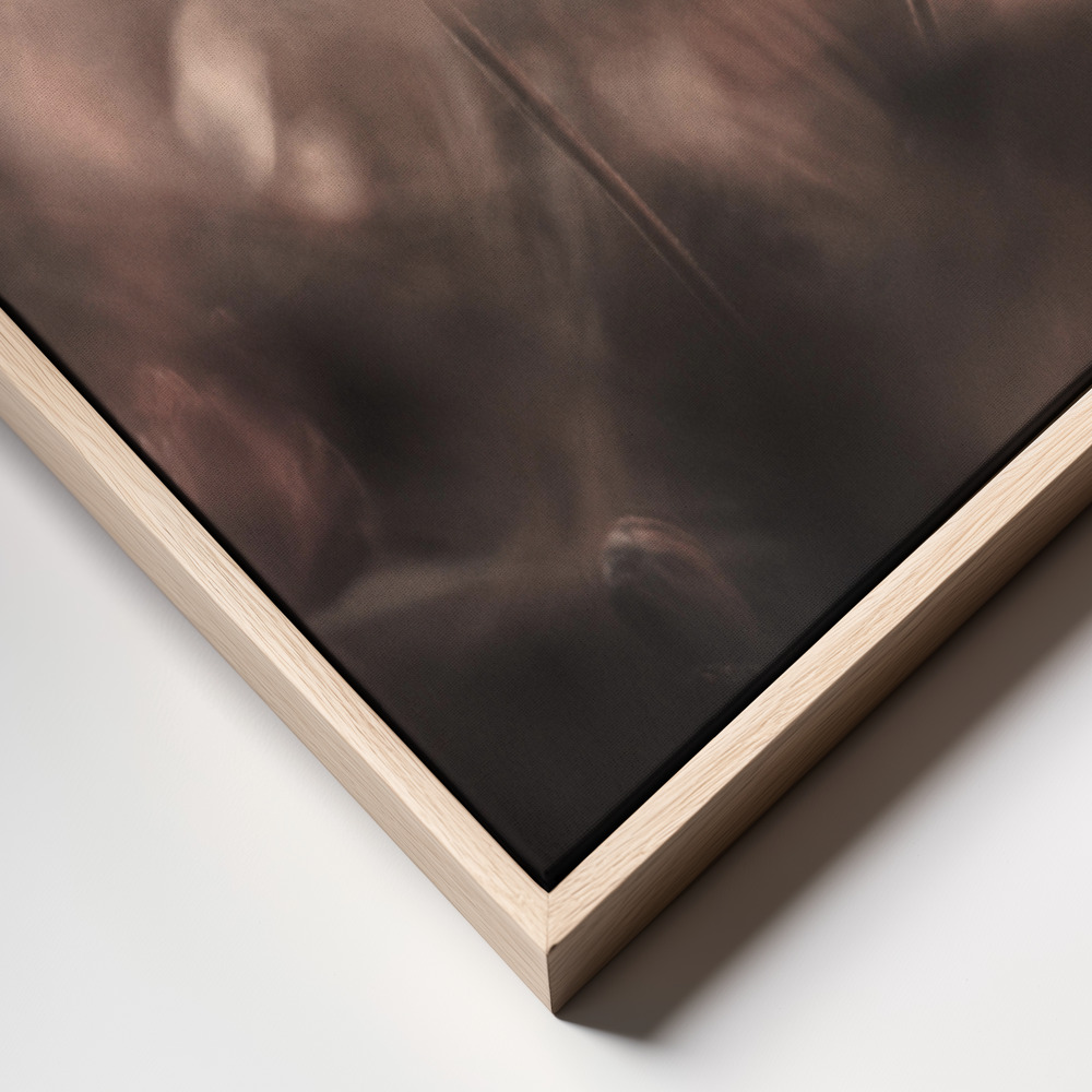 Canvas print - Un présent et un futur révolus. Un passé présent frame close up