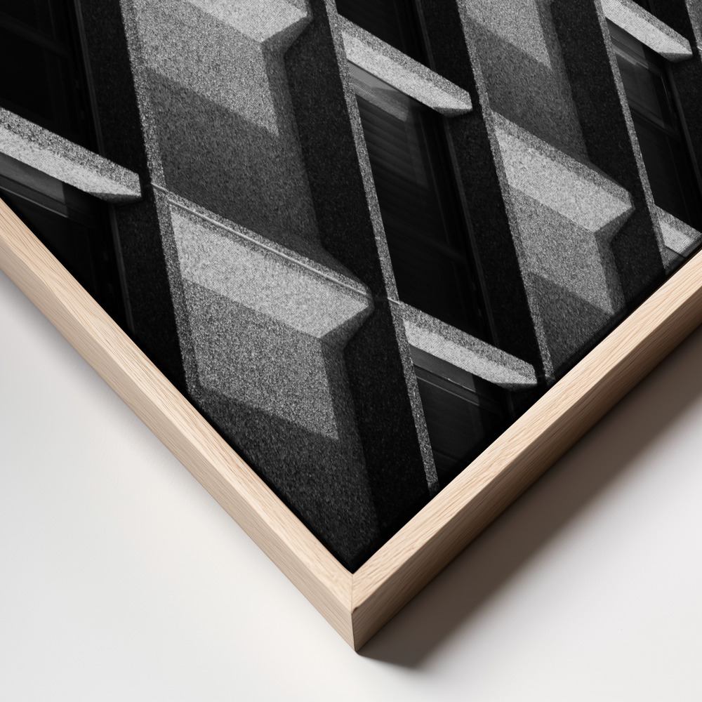 Canvas print - Solid as a rock frame close up
